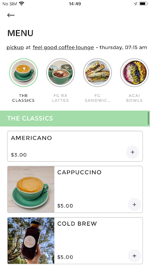 Feel Good Coffee Lounge Screenshot 2