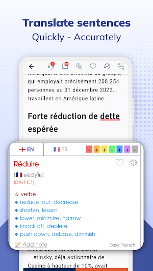 TODAI: Learn French by news Screenshot 2
