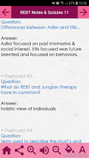 Rational emotive behavior therapy Exam Review . Screenshot 1