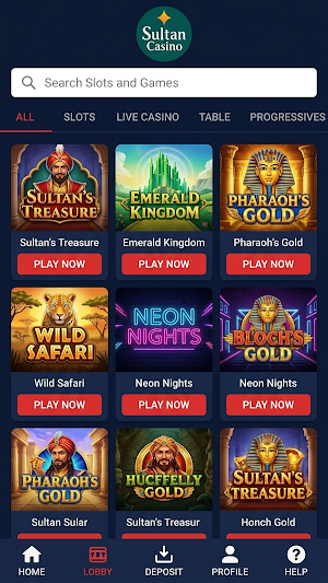Sultan Casino Screenshot 3