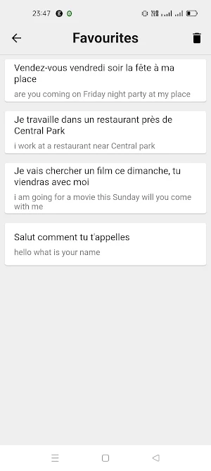 French To English Translator Screenshot 2
