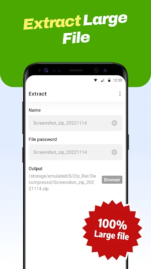 ZIP RAR Extractor: Unzip Files Screenshot 2