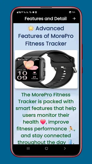 morepro fitness tracker guide Screenshot 3