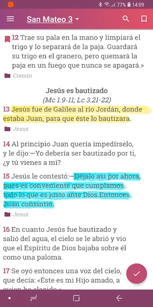 Bible DHH, Biblia Dios Habla Hoy (Spanish) Screenshot 1