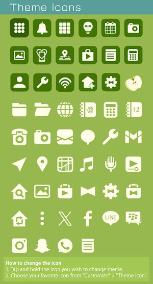 Green Apples Theme +HOME Screenshot 3