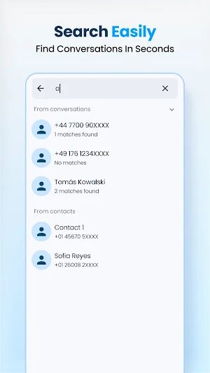 SMS Messenger: Messages App Screenshot 1