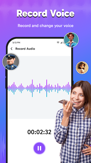 GoVoice: Female Voice Changer Screenshot 2