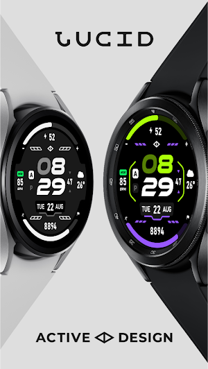 Lucid: Digital Watch Face Screenshot 2