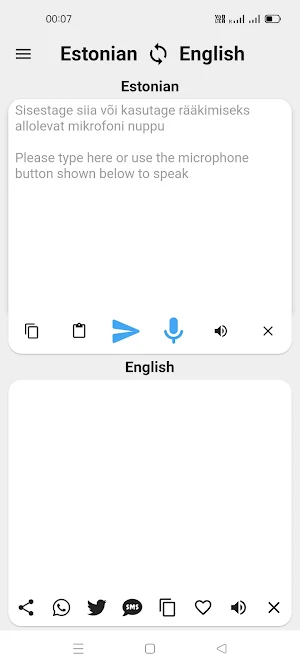 Estonian To English Translator Screenshot 0