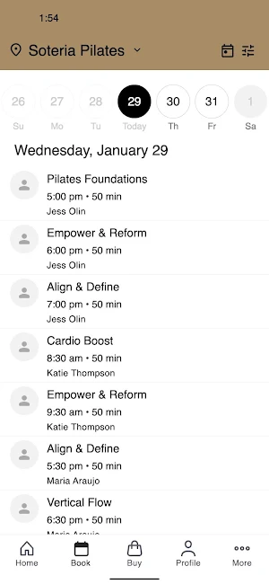 Soteria Pilates Screenshot 1