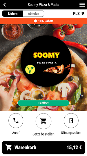 Soomy Pizza & Pasta Screenshot 0