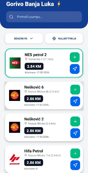 Gorivo Banja Luka Screenshot 3