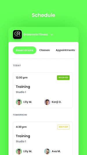 Grassroots Fitness Screenshot 2