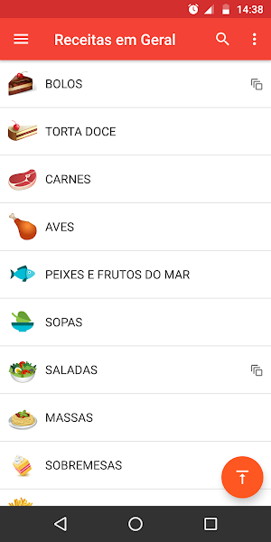 Receitas em Geral offline Screenshot 1