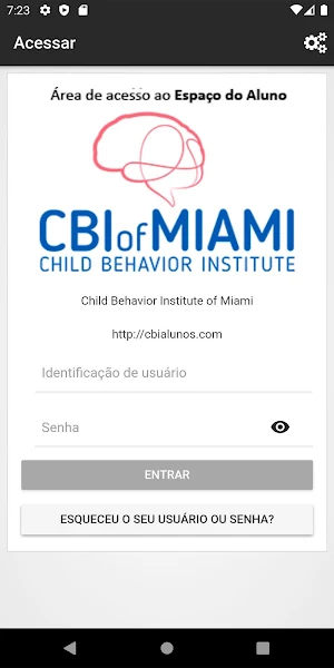 CBI ALUNOS Screenshot 1