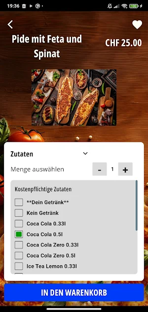 Pizza Flizza Schaffhausen Screenshot 1