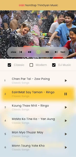 NonStop ThinGyan Music Screenshot 1