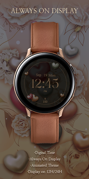 Autumn Mood Love_Watchface Screenshot 3