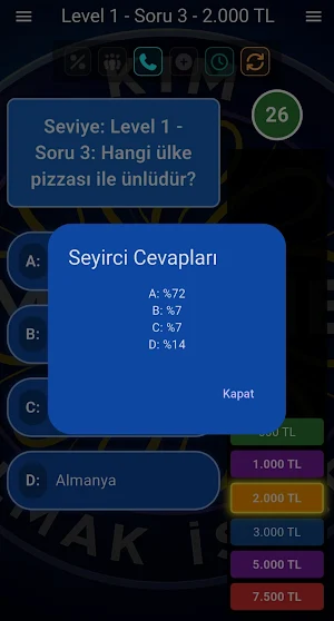 Kim 5 Milyoner Olmak İster Screenshot 2