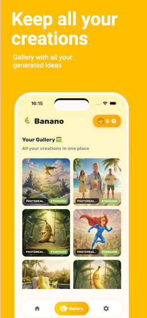Banano: AI Art Generator Screenshot 3