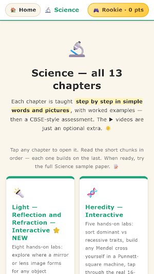 Class 10 Learning Hub Screenshot 2