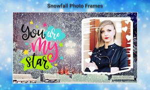 Snowfall Photo Frames Screenshot 0