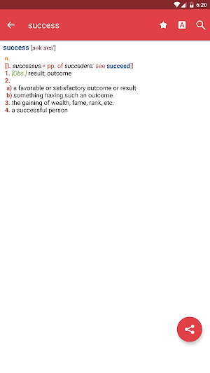Webster's Dictionary+Thesaurus Screenshot 0