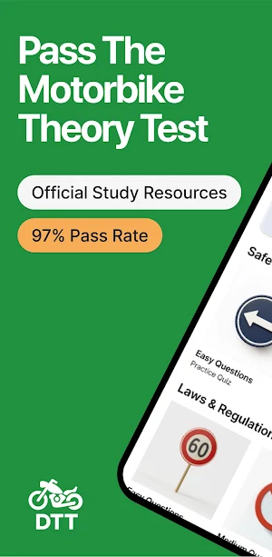DTT Motorbike Theory Test 2025 Screenshot 0