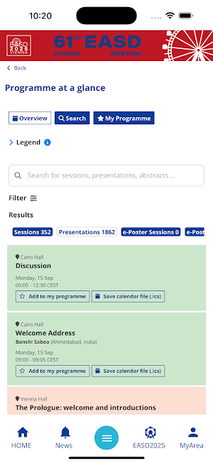 EASD Society App Screenshot 3
