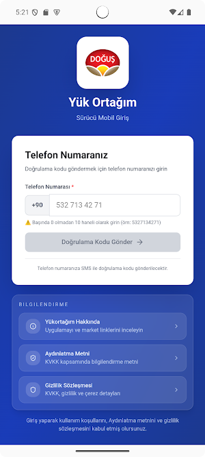 Doğuş Çay Yük Ortağım Screenshot 0
