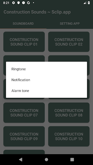 Construction Sound Collections ~ Sclip.app Screenshot 3
