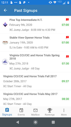 Eventing Volunteers 2 Screenshot 1