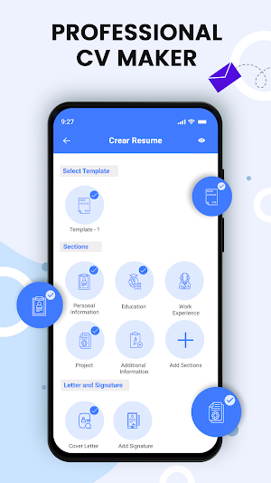 CV Maker & PDF Resume Builder Screenshot 3