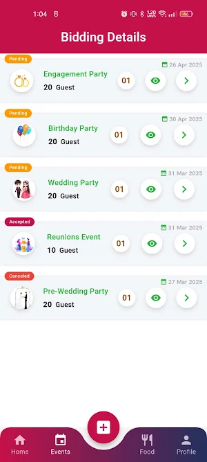 Bid venchure Screenshot 3