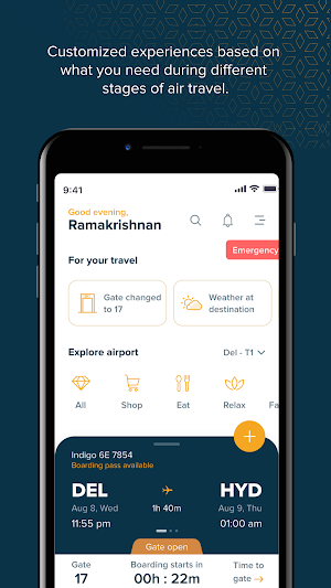 Hoi – Airport Companion, Flight Tracker, Shopping Screenshot 0