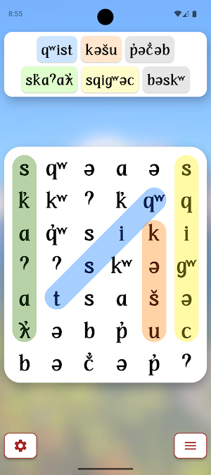 Nisqually Word Search Screenshot 1