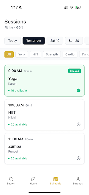 Zelvity Fitness Screenshot 0