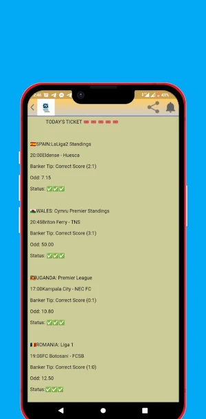 Today Score Tips Screenshot 3