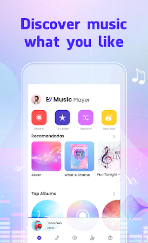 Mp3 player - EV Music Player Screenshot 1