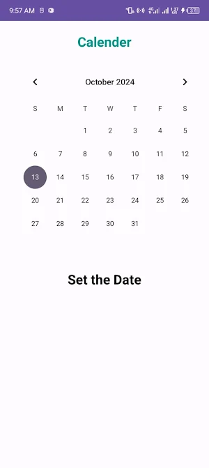 Calender Screenshot 0