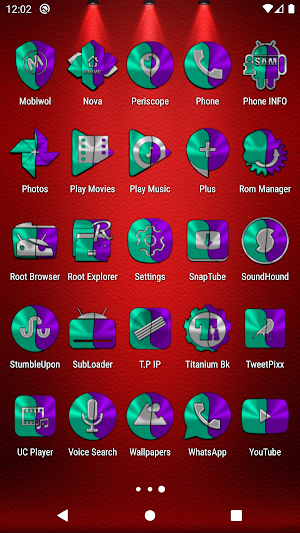Teal and Purple Icon Pack Free Screenshot 3