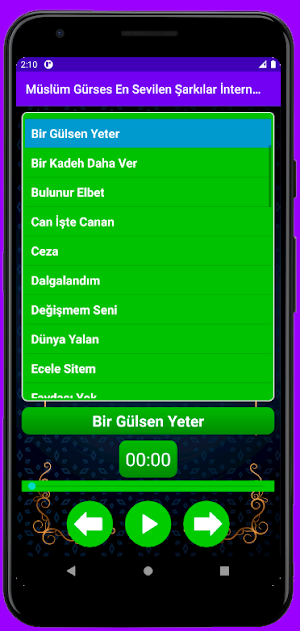 Müslüm Gürses En Sevilen Şarkılar İnternetsiz Screenshot 1