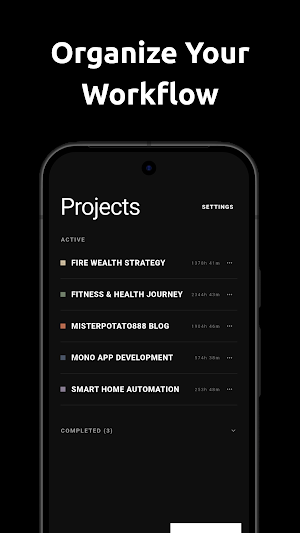 Minimal Time Tracker: Mono Screenshot 3