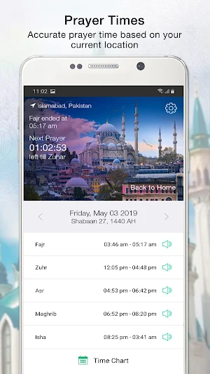 Islamic Prayer Times:Azaan,Quran & Qibla Direction Screenshot 2