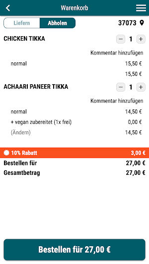 India Haus Göttingen Screenshot 1