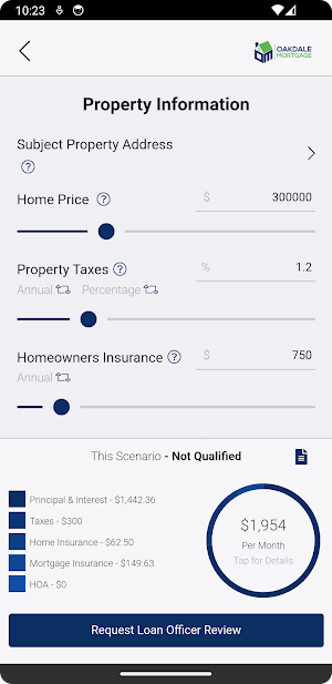 Oakdale Mortgage Screenshot 2