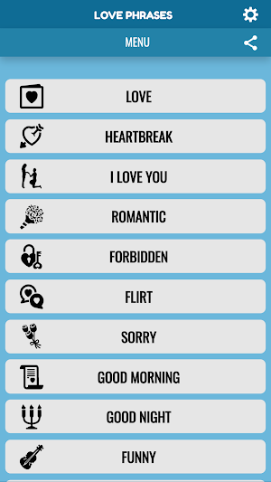 Powerful Love Phrases Screenshot 0