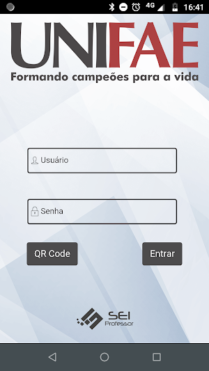 UNIFAE MOBILE PROFESSOR Screenshot 0