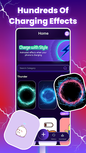 Live Battery Charging Effect Screenshot 1