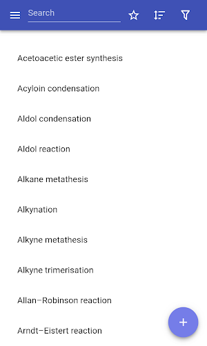 Organic reactions Screenshot 0